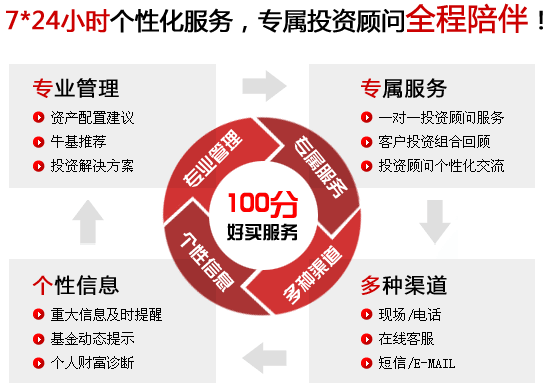 7x24小时个性服务，专题投顾全程陪伴